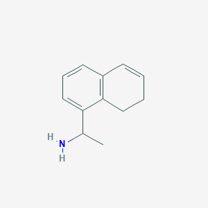 molecular formula C12H15N B1431216 1-(7,8-Dihydronaphthalen-1-yl)ethan-1-amine CAS No. 1822601-94-4