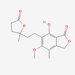 B1431217 Mycophenolic acid lactone CAS No. 26675-76-3