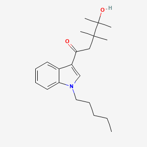 molecular formula C21H31NO2 B1431218 4-Hydroxy-3,3,4-trimethyl-1-(1-pentyl-1H-indol-3-yl)-1-pentanone CAS No. 1445751-38-1