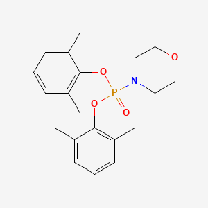 molecular formula C20H26NO4P B14312223 Bis(2,6-dimethylphenyl) morpholin-4-ylphosphonate CAS No. 113088-99-6