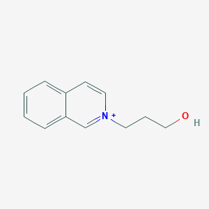 molecular formula C12H14NO+ B14312231 Isoquinolinium, 2-(3-hydroxypropyl)- CAS No. 114077-16-6