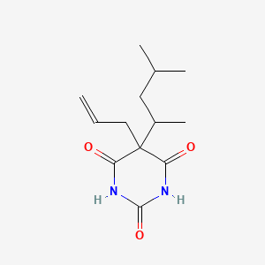 molecular formula C13H20N2O3 B1431227 5-Allyl-5-(1,3-dimethylbutyl) barbituric acid CAS No. 151262-55-4