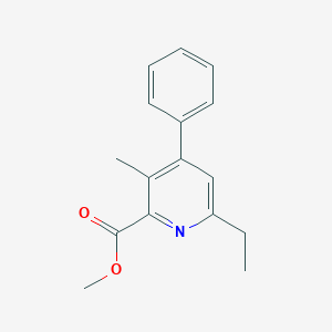 molecular formula C16H17NO2 B1431231 Methyl 6-ethyl-3-methyl-4-phenylpicolinate CAS No. 64035-18-3