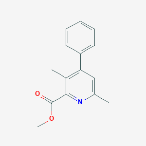 molecular formula C15H15NO2 B1431233 Methyl 3,6-dimethyl-4-phenylpicolinate CAS No. 64035-19-4