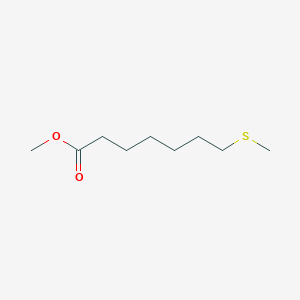 molecular formula C9H18O2S B14312423 Methyl 7-(methylsulfanyl)heptanoate CAS No. 116120-92-4