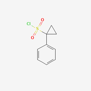 molecular formula C9H9ClO2S B1431244 1-Phenylcyclopropane-1-sulfonyl chloride CAS No. 1359655-41-6