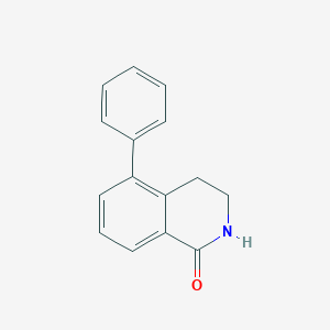 molecular formula C15H13NO B1431245 5-Phenyl-3,4-dihydroisoquinolin-1(2H)-one CAS No. 1309955-15-4