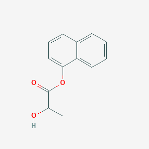 molecular formula C13H12O3 B14312497 Naphthalen-1-yl 2-hydroxypropanoate CAS No. 113737-30-7