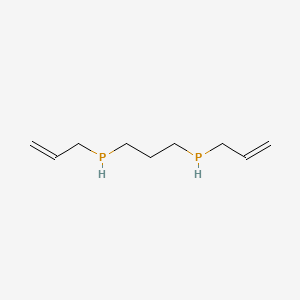 molecular formula C9H18P2 B14312498 (Propane-1,3-diyl)bis[(prop-2-en-1-yl)phosphane] CAS No. 113335-42-5