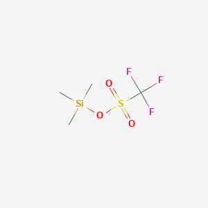 molecular formula C4H9F3O3SSi B143126 Trimethylsilyl trifluoromethanesulfonate CAS No. 27607-77-8