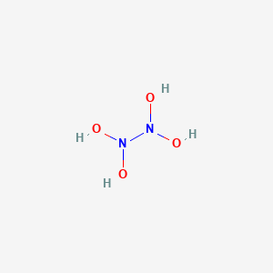 molecular formula H4N2O4 B14312722 Hydrazine-1,1,2,2-tetrol CAS No. 114045-05-5