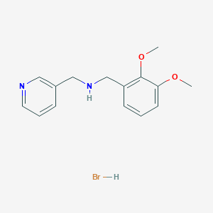 molecular formula C15H19BrN2O2 B1431275 (2,3-Dimethoxybenzyl)(3-pyridinylmethyl)amine hydrobromide CAS No. 1609406-48-5