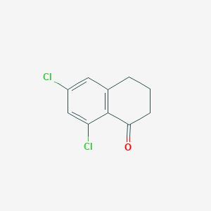 molecular formula C10H8Cl2O B1431286 6,8-Dichloro-3,4-dihydronaphthalen-1(2H)-one CAS No. 1260017-53-5