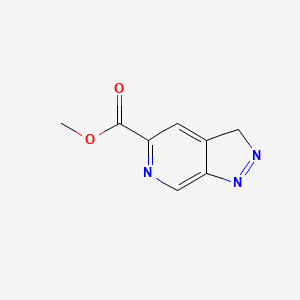 molecular formula C8H7N3O2 B1431288 Methyl 3H-pyrazolo[3,4-c]pyridine-5-carboxylate CAS No. 868552-25-4