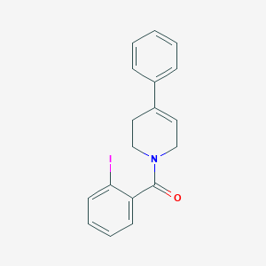 molecular formula C18H16INO B14313082 (2-Iodophenyl)(4-phenyl-3,6-dihydropyridin-1(2H)-yl)methanone CAS No. 109241-03-4