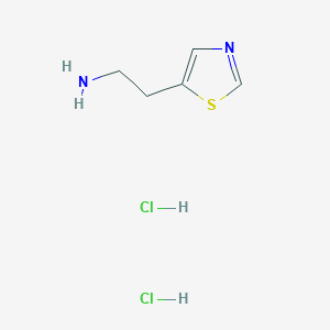 molecular formula C5H10Cl2N2S B1431310 2-(Thiazol-5-yl)ethanamine dihydrochloride CAS No. 7730-82-7