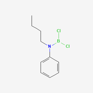 molecular formula C10H14BCl2N B14313111 N-Butyl-1,1-dichloro-N-phenylboranamine CAS No. 115151-89-8
