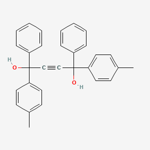 molecular formula C30H26O2 B14313197 1,4-Bis(4-methylphenyl)-1,4-diphenylbut-2-yne-1,4-diol CAS No. 112091-93-7