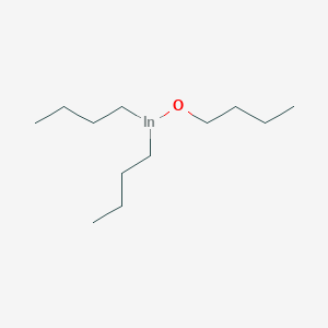 molecular formula C12H27InO B14313199 Butoxy(dibutyl)indigane CAS No. 113558-17-1