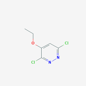molecular formula C6H6Cl2N2O B1431324 3,6-Dichloro-4-ethoxypyridazine CAS No. 98142-29-1