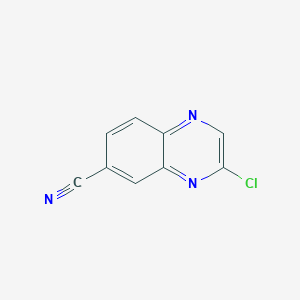 3-Chloroquinoxaline-6-carbonitrile