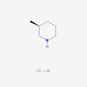 molecular formula C6H14ClN B1431329 (S)-3-Methylpiperidine hydrochloride CAS No. 155797-02-7