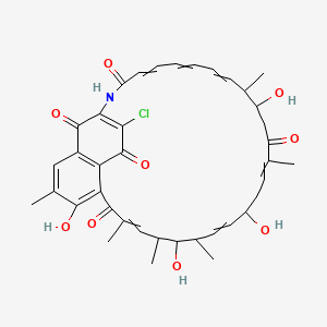 molecular formula C39H44ClNO9 B1431332 Naphthomycin B CAS No. 86825-88-9