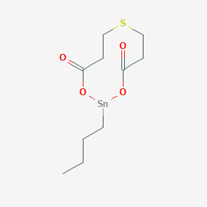 molecular formula C10H17O4SSn B14313344 CID 78060900 