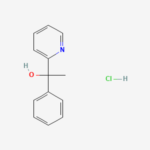 molecular formula C13H14ClNO B1431339 1-Phenyl-1-(pyridin-2-yl)ethanol hydrochloride CAS No. 879671-67-7