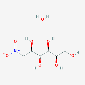 molecular formula C6H15NO8 B1431345 1-Deoxy-1-nitro-D-iditol hemihydrate CAS No. 96613-89-7