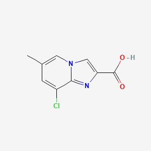 molecular formula C9H7ClN2O2 B1431346 8-Chloro-6-methyl-imidazo[1,2-a]pyridine-2-carboxylic acid CAS No. 1421261-78-0