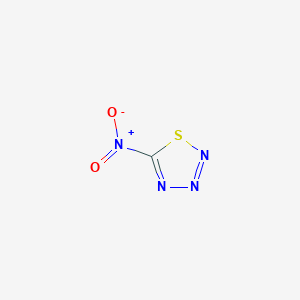 molecular formula CN4O2S B14313524 5-Nitro-1,2,3,4-thiatriazole CAS No. 115735-39-2