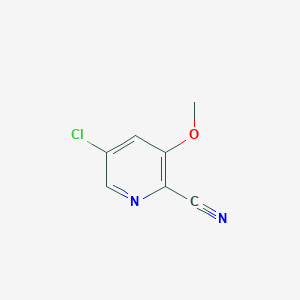 molecular formula C7H5ClN2O B1431357 5-Chloro-3-methoxypicolinonitrile CAS No. 372951-21-8