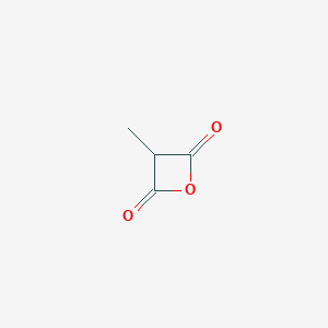 molecular formula C4H4O3 B14313590 3-Methyloxetane-2,4-dione CAS No. 114752-53-3