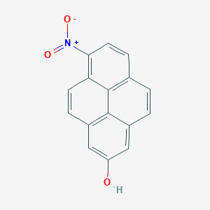molecular formula C16H9NO3 B14313625 6-Nitropyren-2-OL CAS No. 113737-32-9