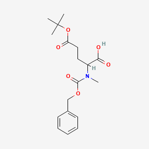 molecular formula C18H25NO6 B1431363 Z-N-Me-D-Glu(OtBu)-OH CAS No. 140837-98-5