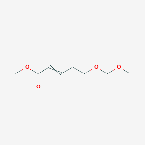molecular formula C8H14O4 B14313660 Methyl 5-(methoxymethoxy)pent-2-enoate CAS No. 112545-18-3