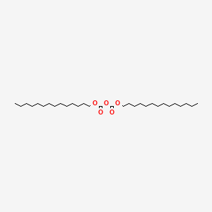 molecular formula C30H58O5 B14313755 Ditetradecyl dicarbonate CAS No. 111965-65-2