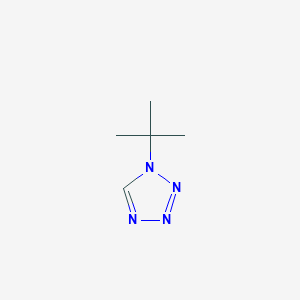 molecular formula C5H10N4 B14313759 1H-tetrazole, 1-(1,1-dimethylethyl)- CAS No. 110840-25-0