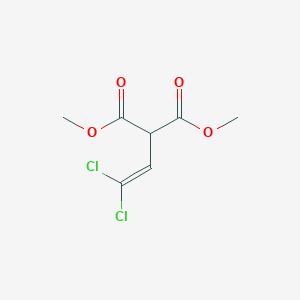 molecular formula C7H8Cl2O4 B14313771 Dimethyl (2,2-dichloroethenyl)propanedioate CAS No. 113358-51-3