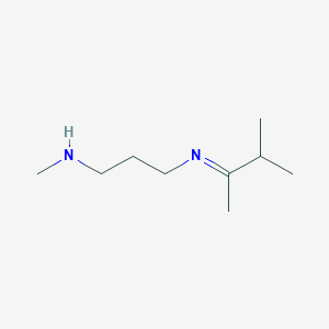 molecular formula C9H20N2 B14313783 N-Methyl-3-[(E)-(3-methylbutan-2-ylidene)amino]propan-1-amine CAS No. 112756-61-3