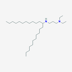 molecular formula C30H64N2 B14313799 N~1~,N~1~-Diethyl-N~3~-(tricosan-12-yl)propane-1,3-diamine CAS No. 116402-40-5