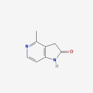 molecular formula C8H8N2O B1431381 4-Methyl-5-aza-2-oxindole CAS No. 1190314-02-3