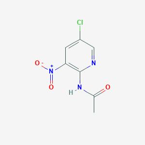 molecular formula C7H6ClN3O3 B1431396 N-(5-Chloro-3-nitropyridin-2-yl)acetamide CAS No. 42191-74-2