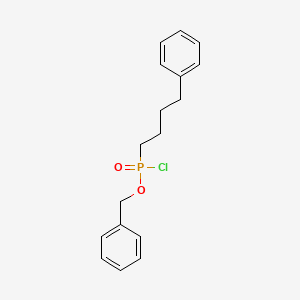 molecular formula C17H20ClO2P B14313965 Benzyl (4-phenylbutyl)phosphonochloridate CAS No. 111496-24-3