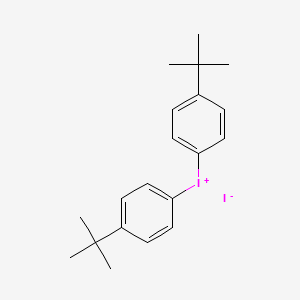 molecular formula C20H26I2 B14313972 Bis(4-tert-butylphenyl)iodanium iodide CAS No. 111329-06-7