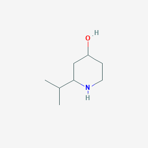 molecular formula C8H17NO B1431401 2-Isopropyl-piperidin-4-ol CAS No. 1373223-80-3