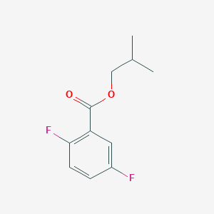 molecular formula C11H12F2O2 B1431402 2,5-二氟苯甲酸异丁酯 CAS No. 1227269-26-2
