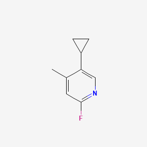 5-Cyclopropyl-2-fluoro-4-methylpyridine