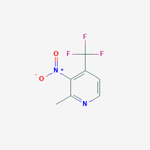 molecular formula C7H5F3N2O2 B1431410 2-Methyl-3-nitro-4-(trifluoromethyl)pyridine CAS No. 1427503-32-9